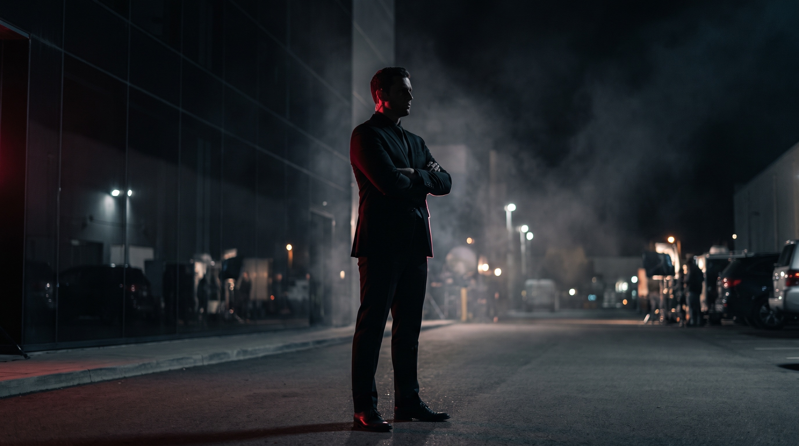 OnPoint security officer on duty at night